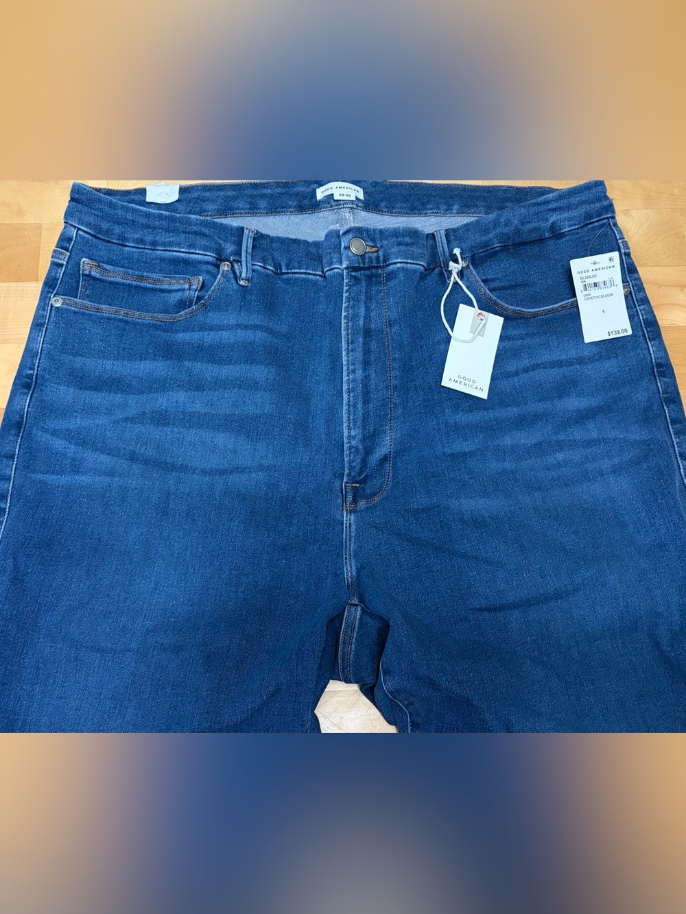 Good American Always Fits ankle skinny jeans